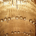 Hotel Lobby Large Wave Shapes Luxury K9 Crystal Chandelier